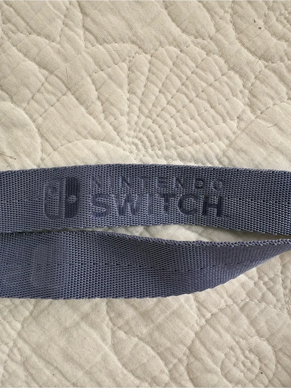Nintendo Switch Gray Strap with Embossed Logo